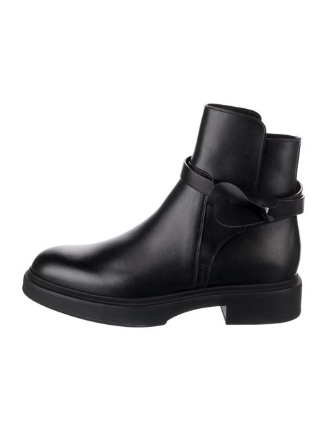 Hermès Veo Leather Moto Boots w/ Tags 